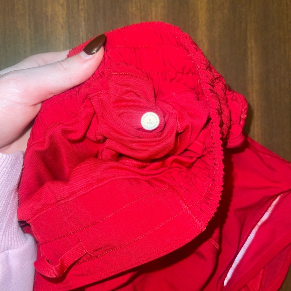 Lululemon Red Hotty Hot HR Shorts - Picture 3 of 3